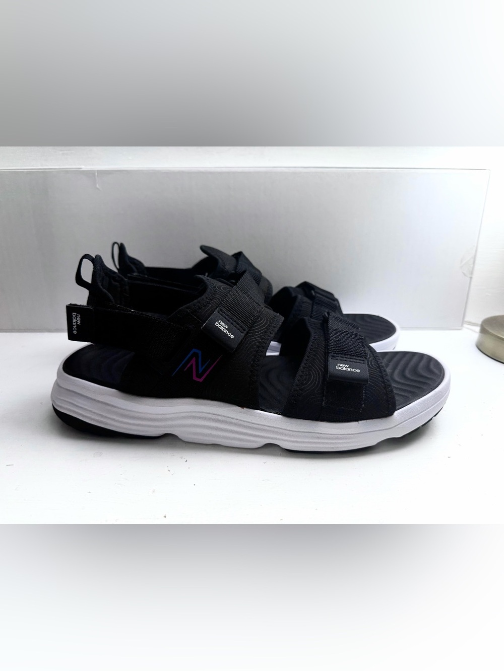 New Balance Men’s Black Sport Sandals Size 11 NWOT